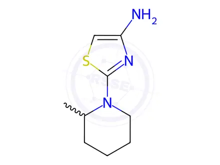 Chemical structure of 2-(2-Methylpiperidin-1-yl)thiazol-4-amine