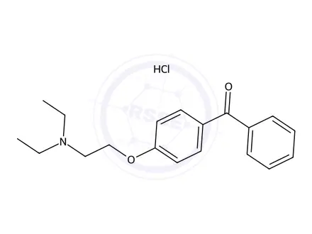 Chemical structure of Clomiphene Impurity 2 HCl