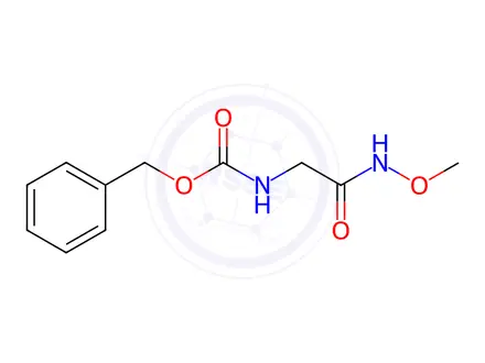 Chemical structure of Carbamic acid, [(methoxycarbamoyl)methyl]-, benzyl ester (8CI)