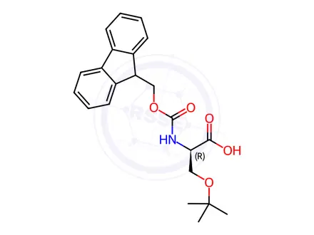 Chemical structure of Fmoc-D-Ser(tBu)-OH