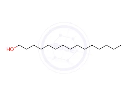 Chemical structure of pentadecan-1-ol
