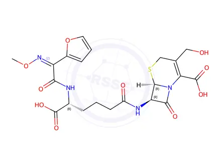 Chemical structure of Cefuroxime Impurity 84