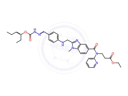 Chemical structure of O-(3-Hexyl) Dabigatran Ethyl Ester