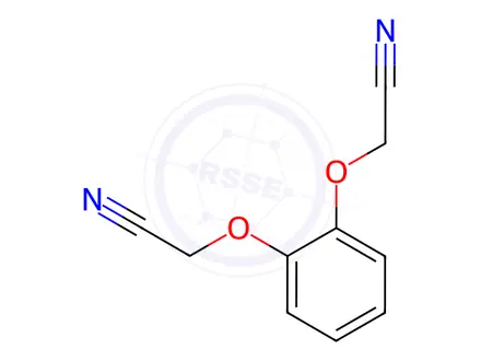Chemical structure of 2,2'-(1,2-Phenylenebis(oxy))diacetonitrile