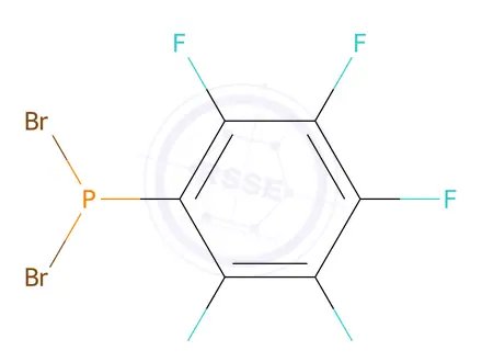Chemical structure of Dibromo(pentafluorophenyl)phosphine