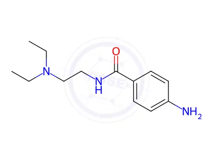 Chemical structure of Procainamide