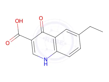 Chemical structure of 6-Ethyl-4-oxo-1,4-dihydroquinoline-3-carboxylic Acid
