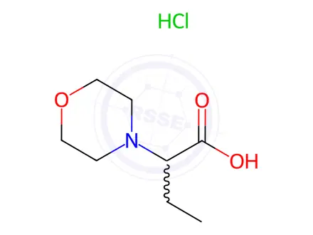 Chemical structure of 2-Morpholin-4-yl-butyric acid hydrochloride