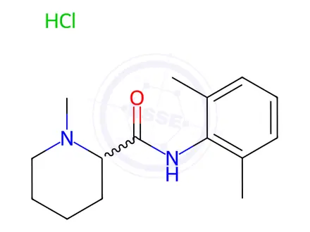Chemical structure of Mepivacaine Impurity B