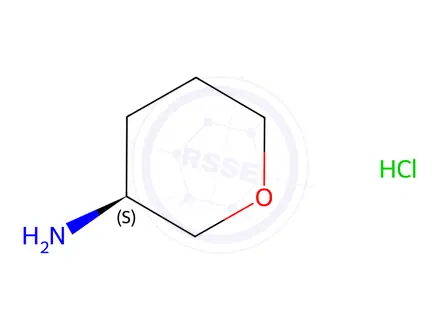 Chemical structure of (S)-3-Aminotetrahydropyran Hydrochloride