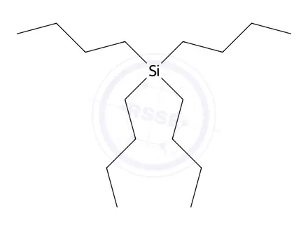 Chemical structure of Tetrabutylsilane