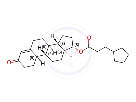 Chemical structure of Nandrolone Cypionate