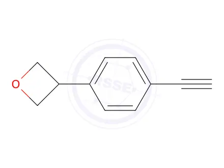 Chemical structure of 3-(4-Ethynylphenyl)oxetane