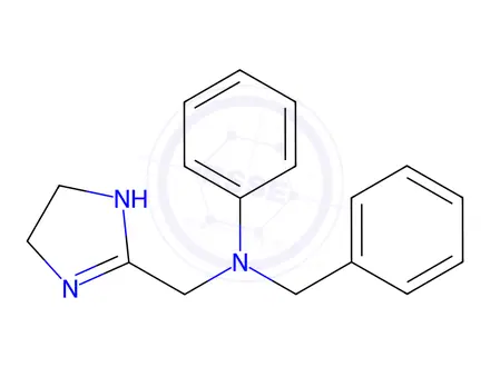 Chemical structure of Antazoline