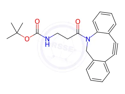 Chemical structure of DBCO-NH-Boc