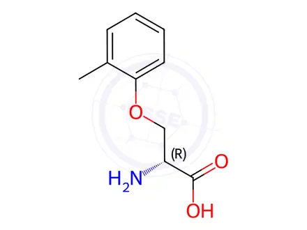 Chemical structure of O-(2-Methylphenyl)-D-serine