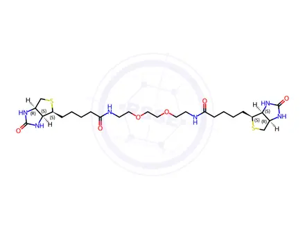 Chemical structure of Biotin-PEG-Biotin