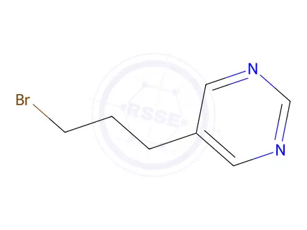 Chemical structure of 5-(3-Bromopropyl)pyrimidine