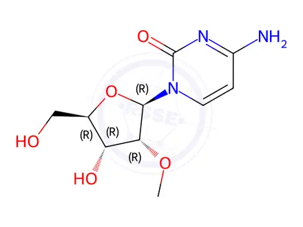 Chemical structure of 2'-O-Methylcytidine