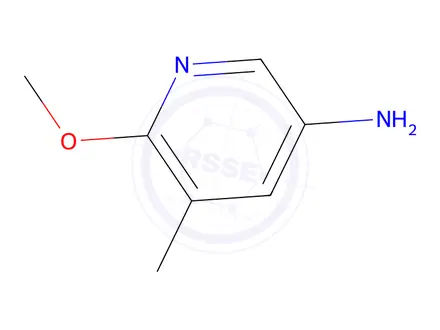Chemical structure of 5-Amino-2-methoxy-3-methylpyridine