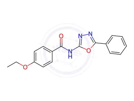 Chemical structure of 4-Ethoxy-N-(5-phenyl-1,3,4-oxadiazol-2-yl)benzamide
