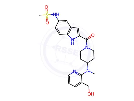 Chemical structure of Delavirdine Impurity 59