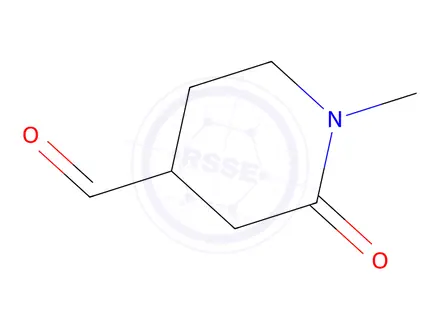 Chemical structure of 1-Methyl-2-oxopiperidine-4-carbaldehyde
