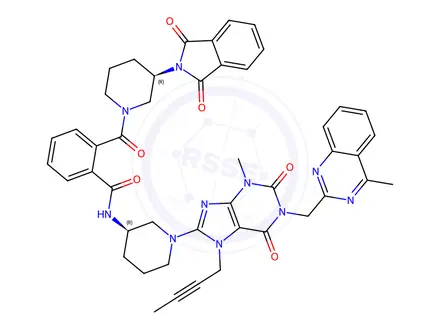 Chemical structure of Linagliptin impurity 181