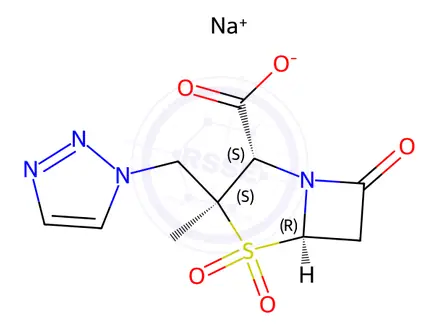 Chemical structure of Tazobactam sodium salt