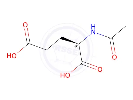 Chemical structure of N-Acetyl-D-glutamic acid