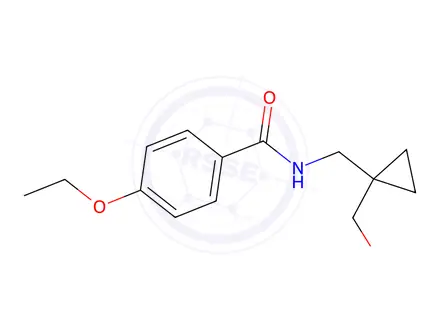 Chemical structure of 4-Ethoxy-N-((1-(hydroxymethyl)cyclopropyl)methyl)benzamide