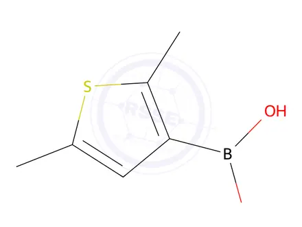 Chemical structure of 2,5-dimethylthiophen-3-ylboronic acid