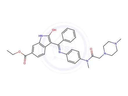 Chemical structure of Nintedanib Impurity 66