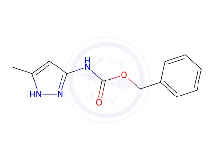 Chemical structure of Benzyl (3-methyl-1H-pyrazol-5-yl)carbamate