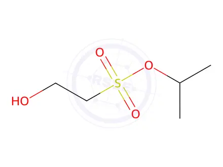 Chemical structure of Pentamidini Diisetionas Impurity 5 (Isopropyl 2-Hydroxyethanesulfonate)