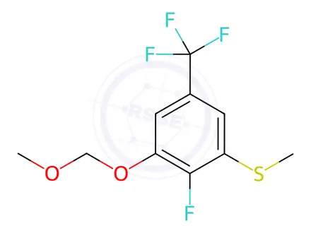 Chemical structure of (2-FLUORO-3-(METHOXYMETHOXY)-5-(TRIFLUOROMETHYL)PHENYL)(M