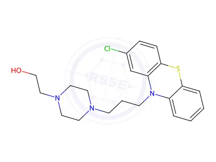 Chemical structure of Perphenazine