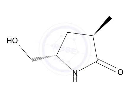 Chemical structure of (3R,5S)-5-(Hydroxymethyl)-3-methylpyrrolidin-2-one