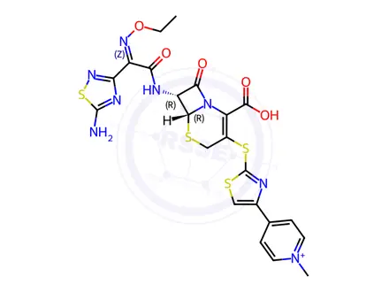 Chemical structure of Ceftaroline Impurity 6 (Z-Isomer)