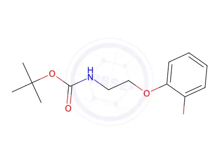Chemical structure of tert-Butyl (2-(2-methoxyphenoxy)ethyl)carbamate