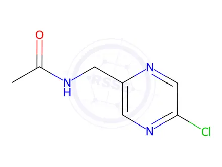 Chemical structure of N-((5-Chloropyrazin-2-yl)methyl)acetamide