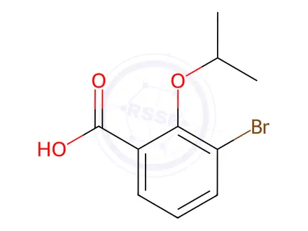 Chemical structure of 3-Bromo-2-isopropoxybenzoic acid