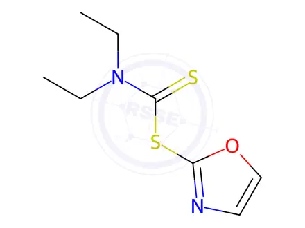 Chemical structure of Oxazol-2-yl diethylcarbamodithioate