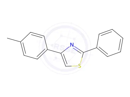 Chemical structure of 4-(4-METHYLPHENYL)-2-PHENYL-1,3-THIAZOLE