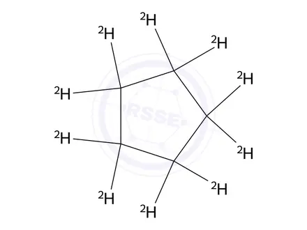 Chemical structure of Cyclopentane-d10
