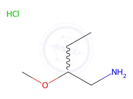 Chemical structure of 2-Methoxy-1-butanamine Hydrochloride