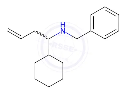 Chemical structure of N-Benzyl-1-cyclohexylbut-3-en-1-amine