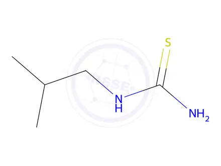 Chemical structure of (2-methylpropyl)thiourea