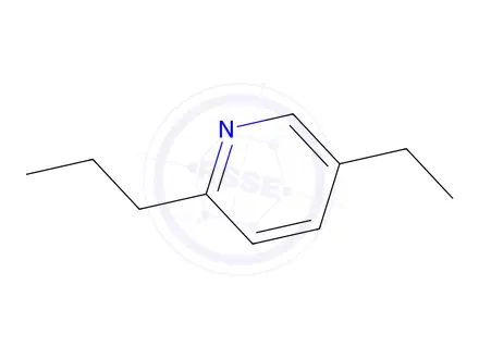 Chemical structure of 5-ethyl-2-propylpyridine