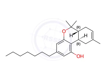 Chemical structure of Delta8-Tetrahydrocannabiphorol